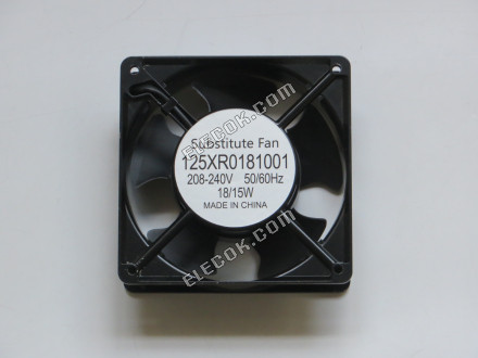 ETRI 125XR0181001 208/240V 125/105mA 18/15W Hűtőventilátor aljzatos csatlakozással, helyettesítő 