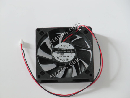 ADDA AD0812UB-D91 12V 0,36A 2 vodiče chladicí ventilátor 
