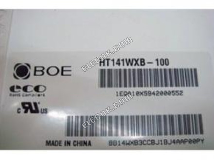 HT140WXB-100 BOE 14.0" A-Si TFT-LCD Panel použitý 