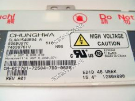 CLAA154WB04A CPT 15,4" a-Si TFT-LCD Panel 