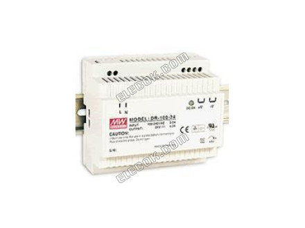 DR-100-24 100W 24V4.2A Output Class II DIN Rail Mount Switching Power Supply Meanwell,substitute