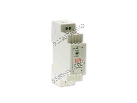 DR-15-5 15W 5V2.4A Single Output Class II DIN Rail Mount Switching Power Supply Meanwell