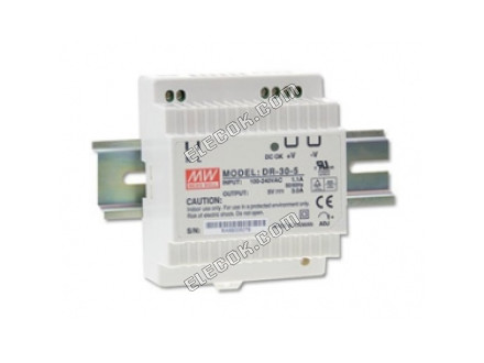 DR-60-15 60W 15V4A Output Class II DIN Rail Mount Switching Power Supply Meanwell,substitute