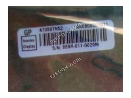 AT080TN52 INNOLUX 8.0" a-Si TFT-LCD Panel 