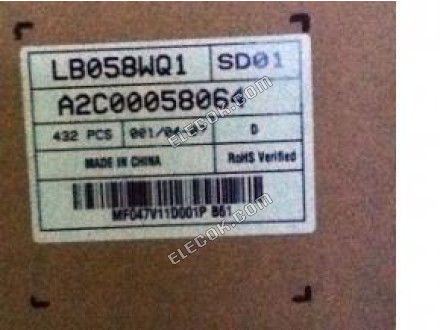 LB058WQ1-SD01 LG Display 5,8" A-Si TFT-LCD Panel 