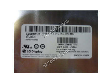 LM200WD3-TLC1 LG 20.0" LCD Panel 