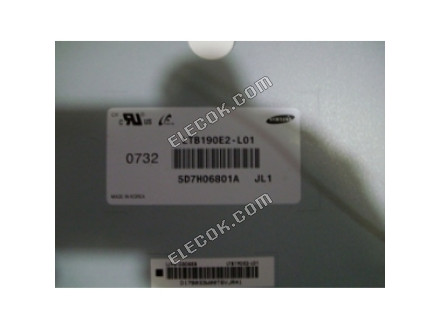 LTB190E2-L01 SAMSUNG 19.0" a-Si TFT-LCD Panel 
