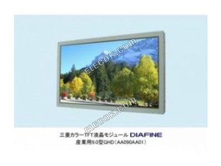 AA090AA01 Mitsubishi 9.0" A-Si TFT-LCD Panel 