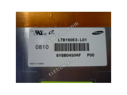 LTB190E3-L01 SAMSUNG 19.0" a-Si TFT-LCD Panel 90% nový second-hand/použitý 