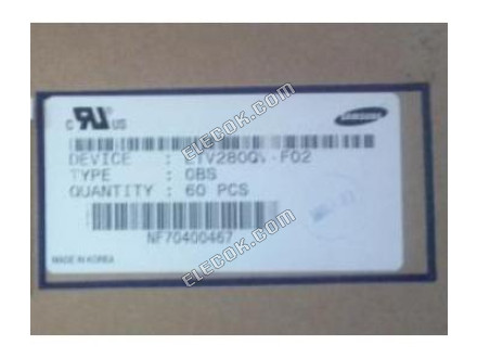 LTV280QV-F02 SAMSUNG 2,8" a-Si TFT-LCD Panel 