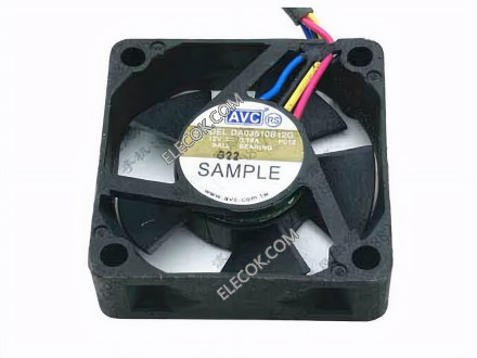 AVC DA03510B12G 12V 0,18A 4wires Cooling Fan 