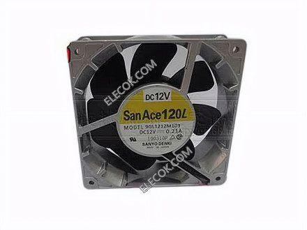 Sanyo 9GL1212M103 12V 0.21A 2.52W 3wires Cooling Fan