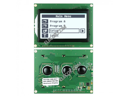 NHD-12864AZ-FSW-FBW Newhaven Display LCD Graphic Display Modules &amp; Accessories 128 x 64 FSTN(+) 93.0 x 70.0