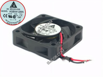 DELTA ASB0412MA 12V 0.08A 4wires Cooling Fan