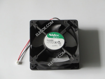 Nidec TA450DC B31256-55 12V 0,49A 2wires Cooling Fan 
