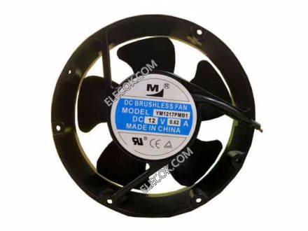 M YM1217PMB1 12V 0,62A 2wires Chlazení Fan 