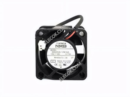 NMB 04020VA-12M-AA 12V 0.11A 2wires Cooling Fan