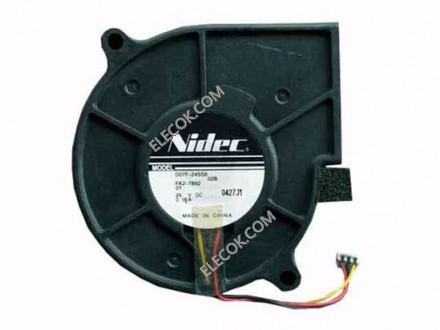 Nidec D07F-24SS6 24V 0.16A 3wires Cooling Fan