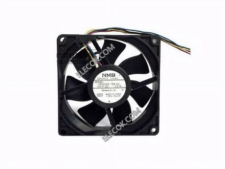 NMB 08025SS-12N-AU 12V 0.21A 4wires Cooling Fan