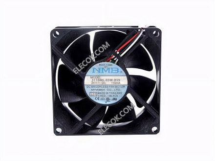 NMB 3110ML-05W-B59 24V 0.18A 2wires Cooling Fan