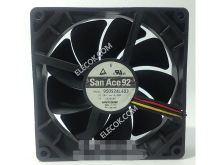 Sanyo 9S0924L403 24V 0.04A 3wires Cooling Fan