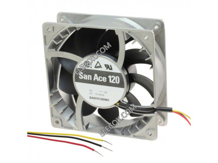 Sanyo 9SG1248G101 48V 1A 3wires Cooling Fan, refurbished