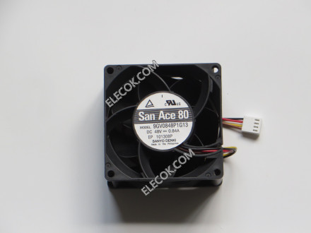 SANYO 9GV0848P1G13 48V 0.84A 4wires Cooling Fan,refurbished