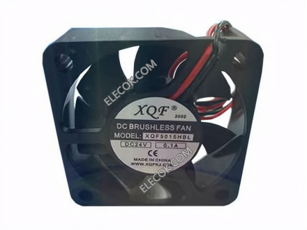 XQF XQF5015HBL 24V 0,1A 2 vezetékek Cooling Fan 