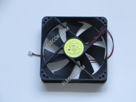 YATE LOON D12BH-12 12V 0,3A 2wires Cooling Fan 