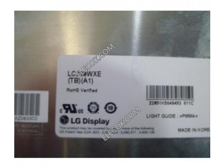 LC220WXE-TBA1 21,6&quot; a-Si TFT-LCD Panel számára LG Display used 