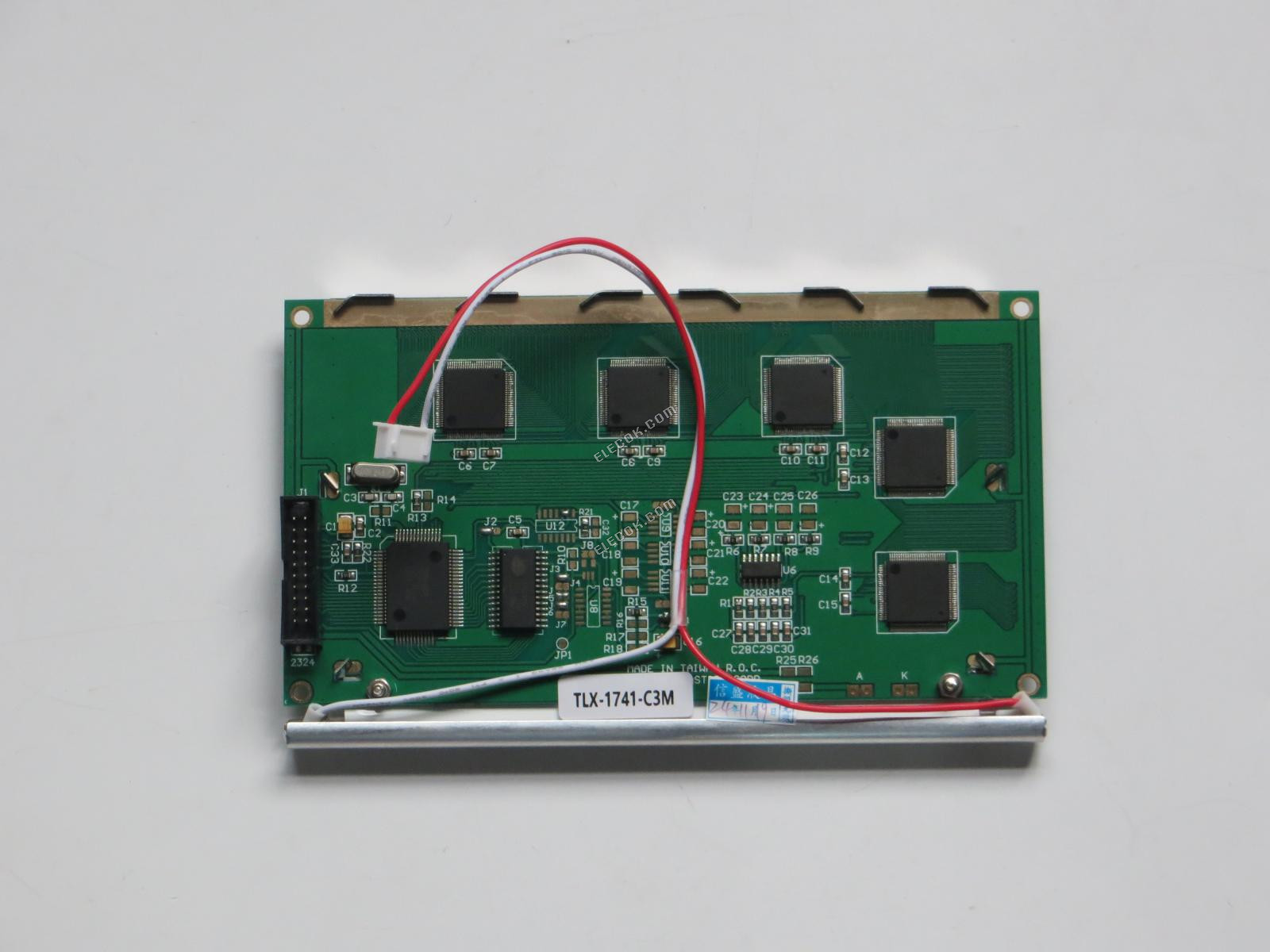 240*128 TOSHIBA 5,2" TLX-1741-C3M STN LCD Képernyő helyettesítő fekete fólia 