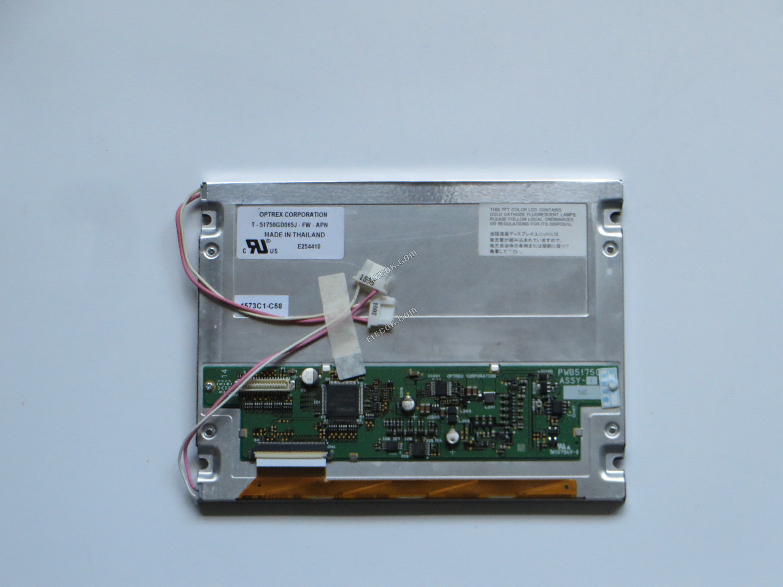 T-51750GD065J-FW-APN OPTREX 6,5" A-Si TFT-LCD Panel 
