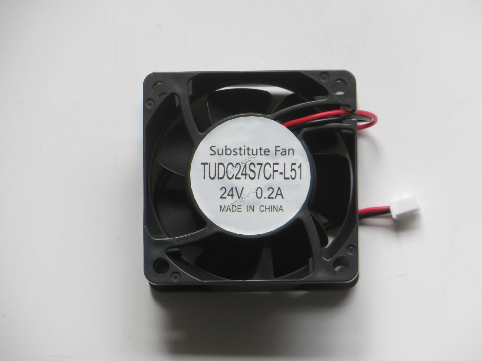 Nidec TUDC24S7CF-L51 24V 0,2A 4,8W 2 vezeték Ventilátor, helyettesítő 