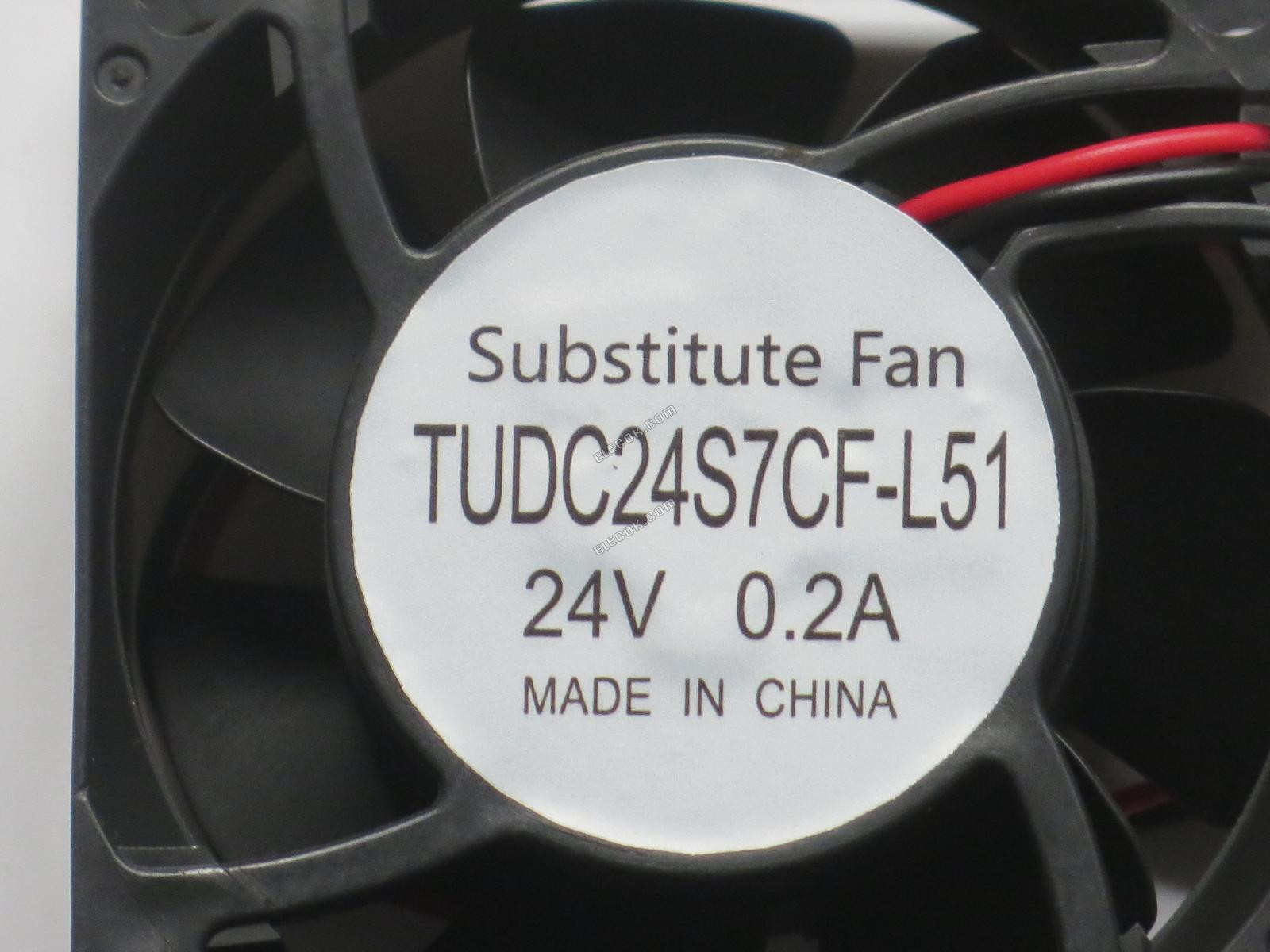 Nidec TUDC24S7CF-L51 24V 0,2A 4,8W 2 vezeték Ventilátor, helyettesítő 
