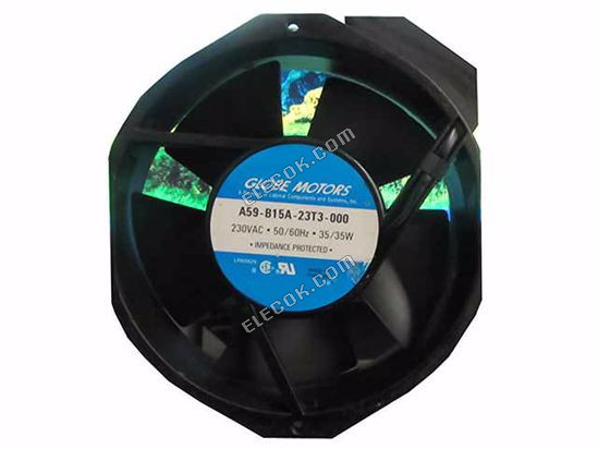 GLOBE A59-B15A-23T3-000 230V 35W ventilátor, repasovaný 