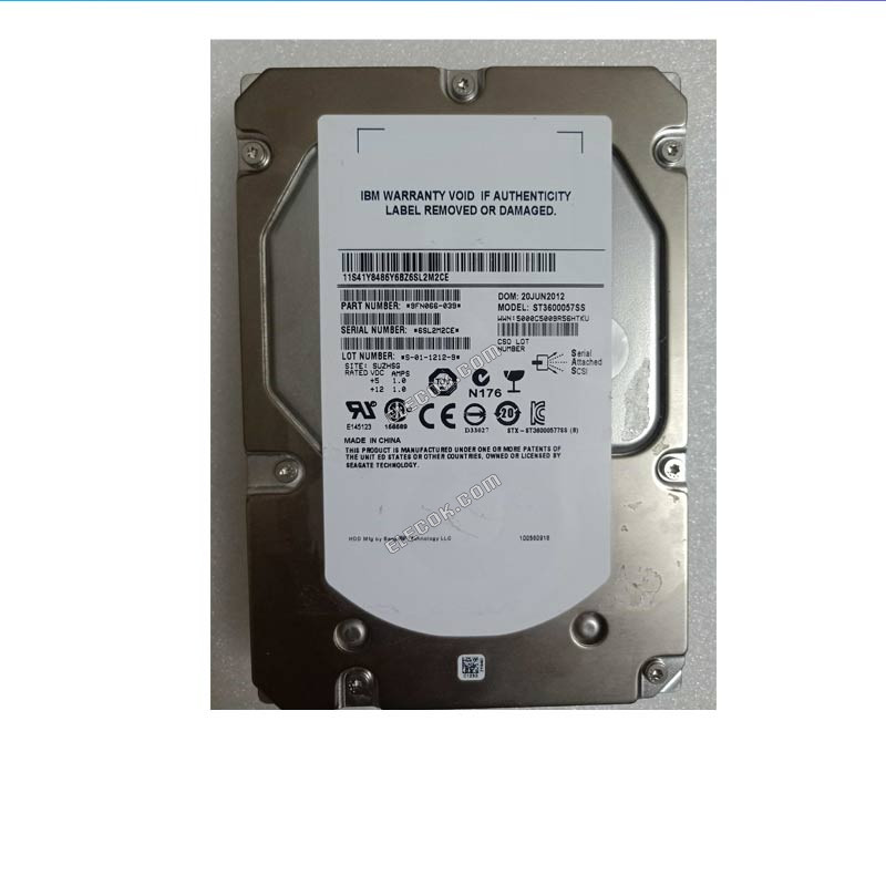 IBM 49Y1866 49Y1870 49Y1869 600G 3.5 inch 15K server storage hard disk SAS,used