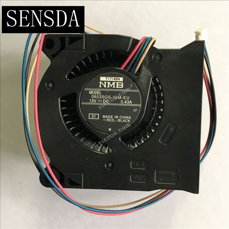 CB-S05E/X41/S41/U42 Projector Chladicí Ventilátor NMB 06035GS-13M-EU DC13V 0,43A 
