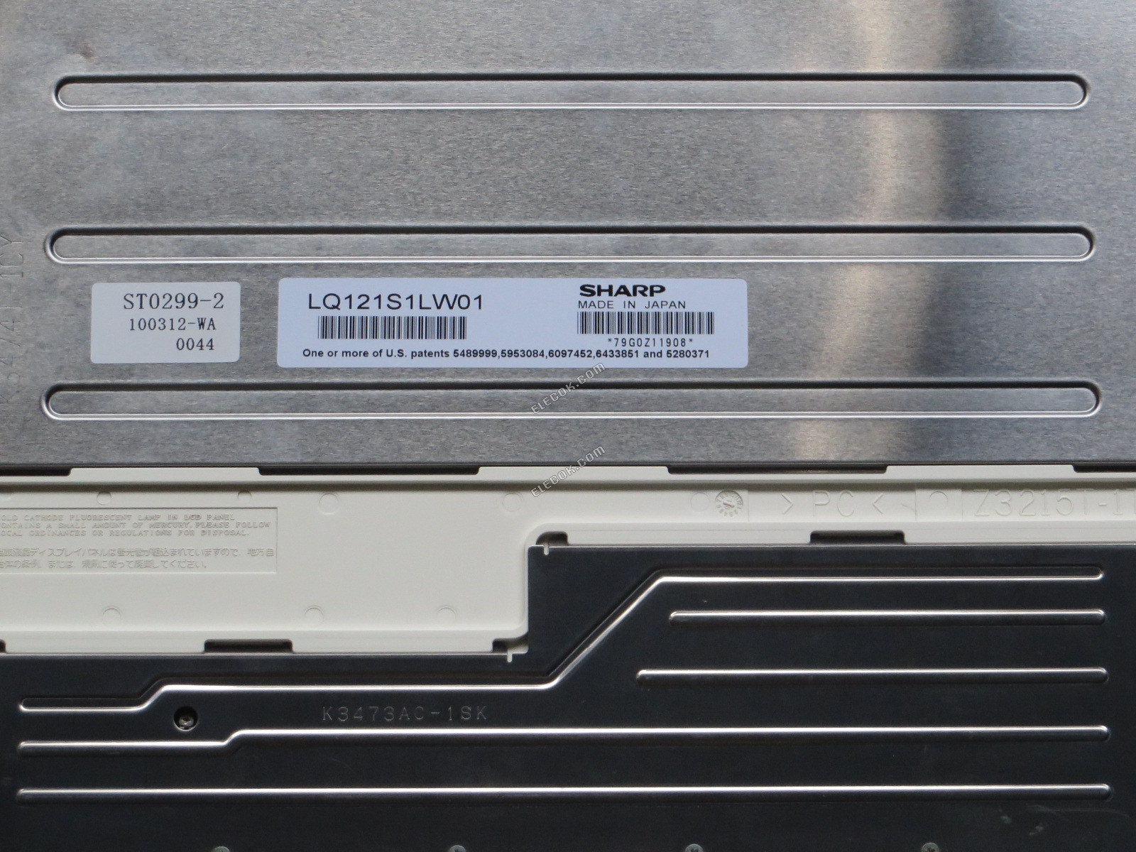 LQ121S1LW01 SHARP 12,1" a-Si TFT-LCD Panel použitý 