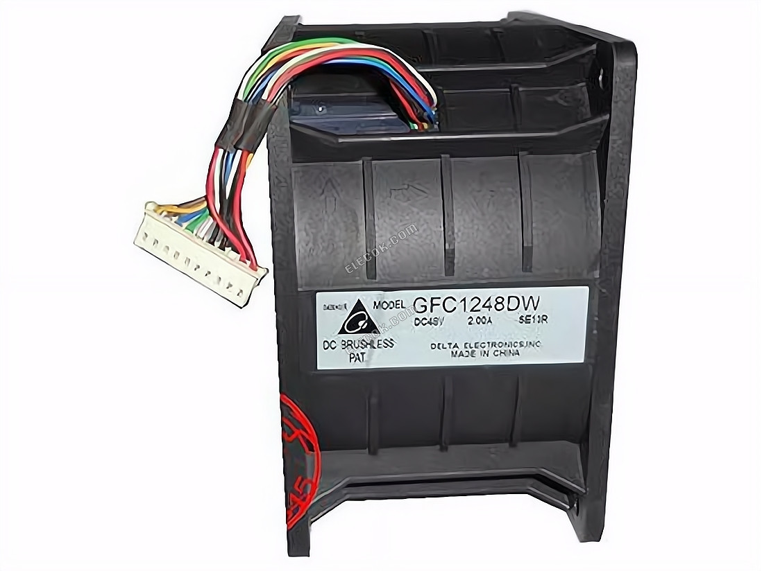 DELTA GFC1248DW 12V 2.0A DC Chladicí Ventilátor 