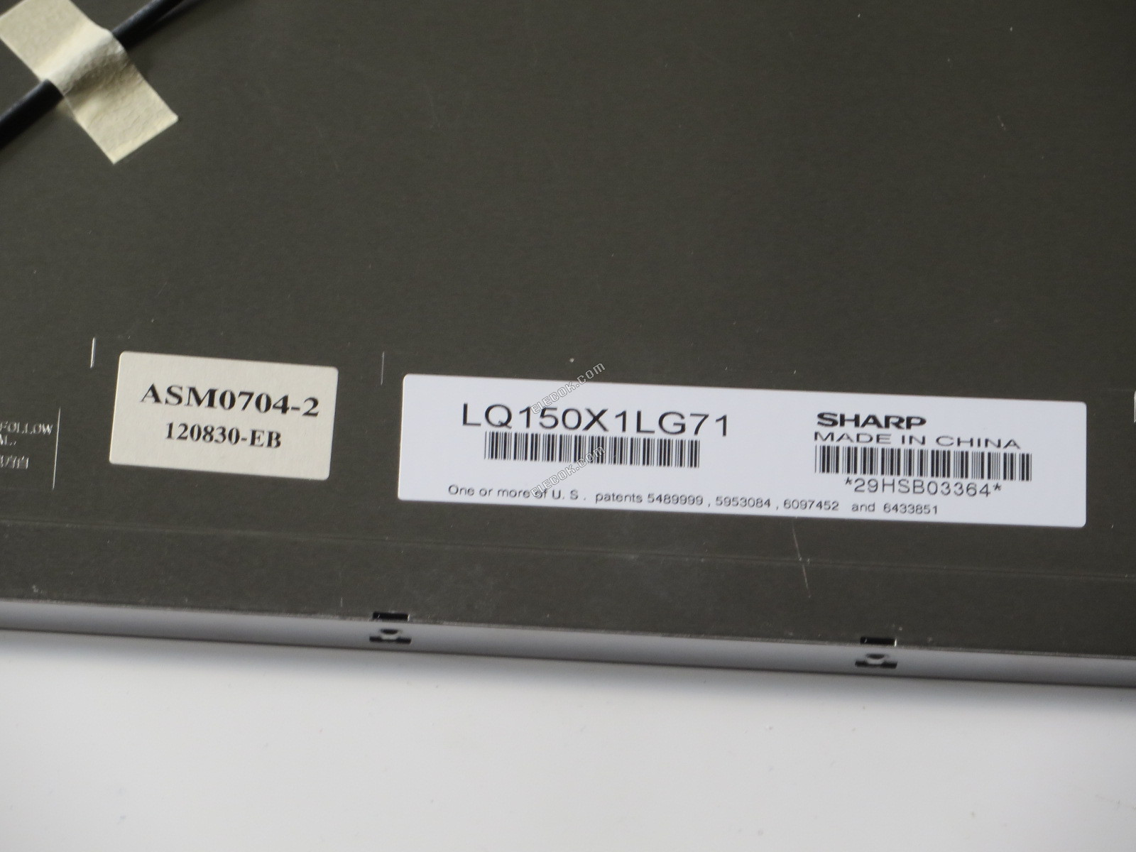 LQ150X1LG71 SHARP 15.0" A-Si TFT-LCD Panel 
