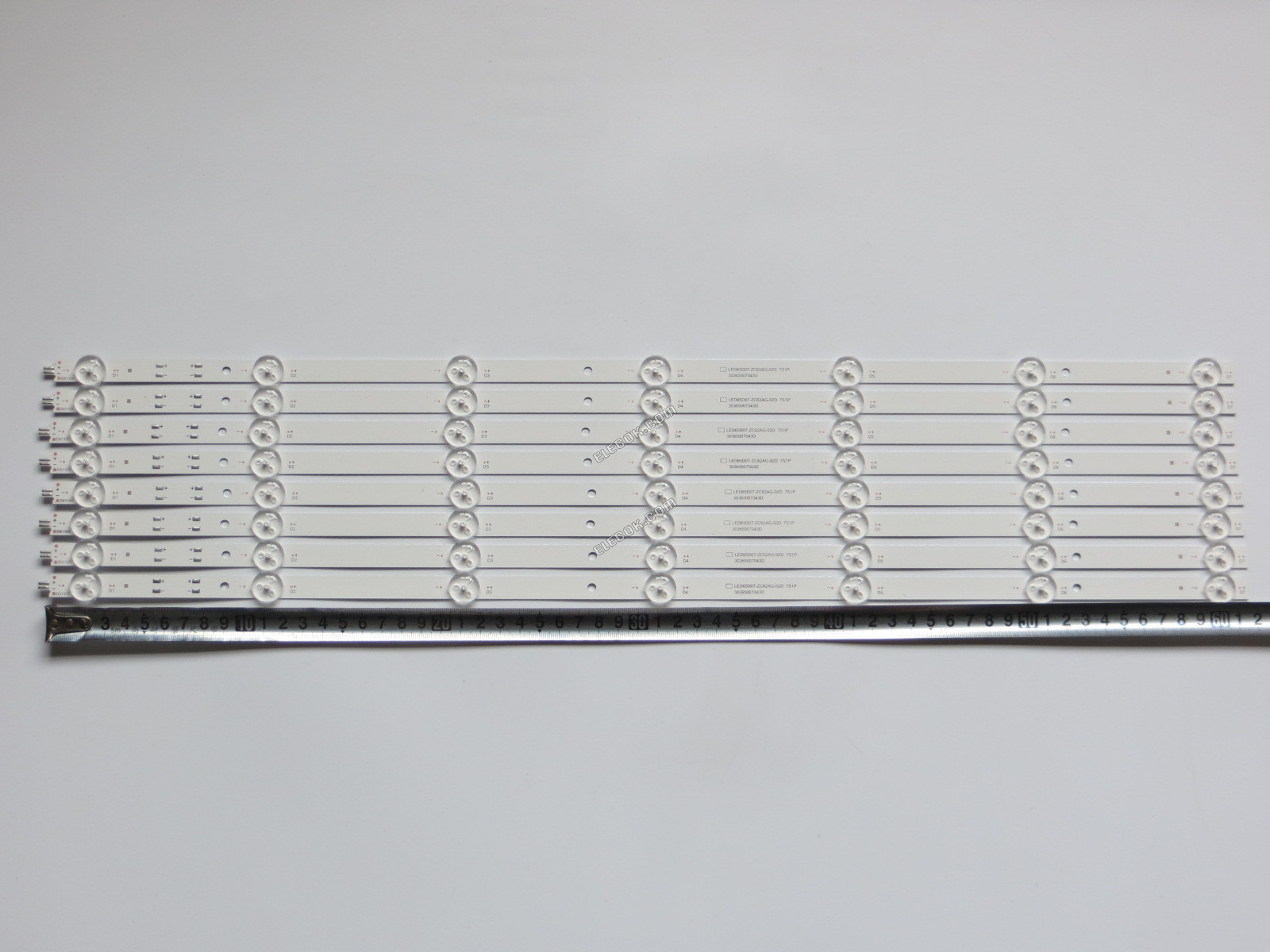 LED65D07-ZC62AG-02D for LU65D31(PRO) LS65Z51Z (8 Strips),substitute