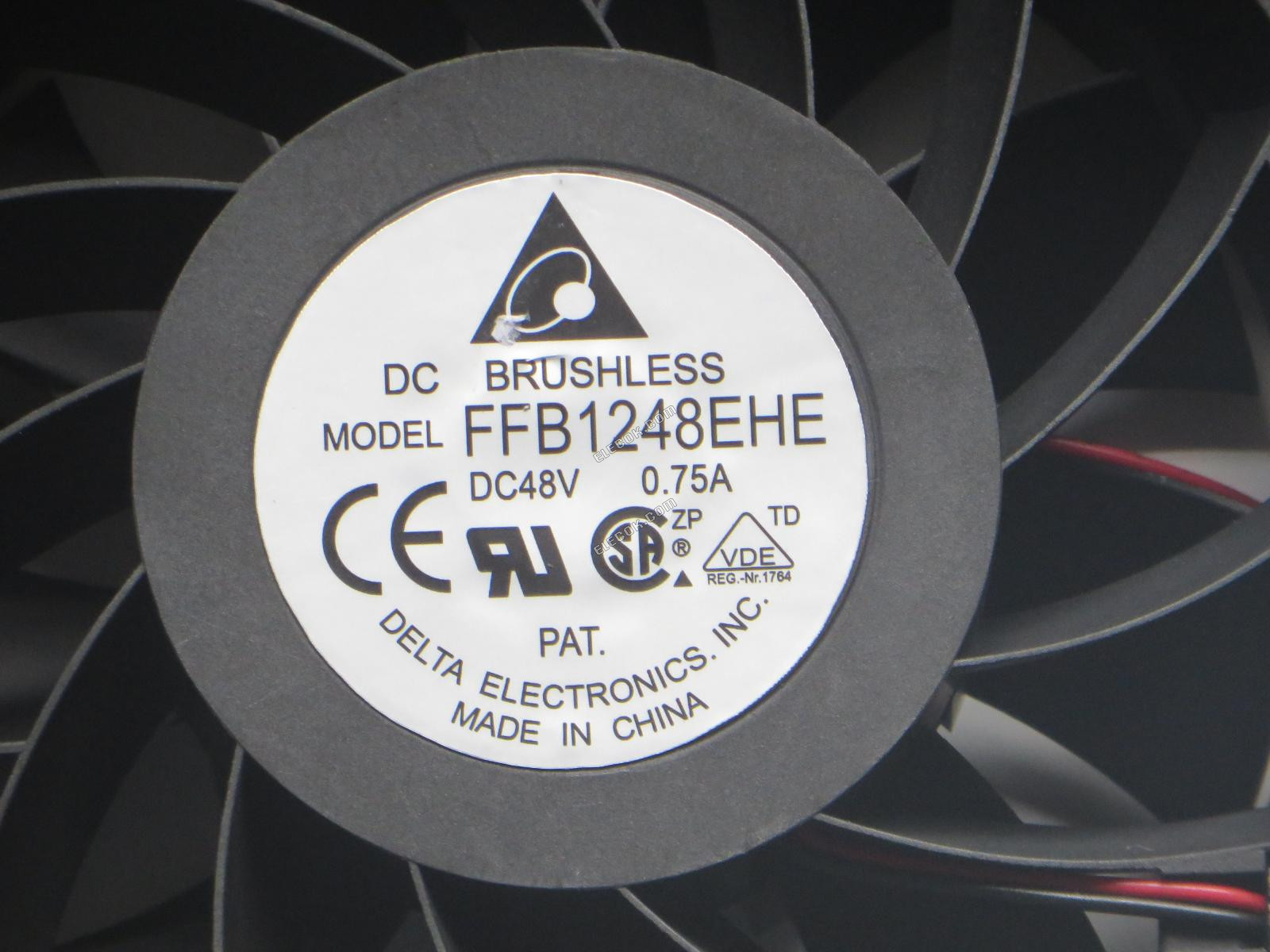 Delta FFB1248EHE 12038 48V 0,75A 2 vezeték Ventilátor 