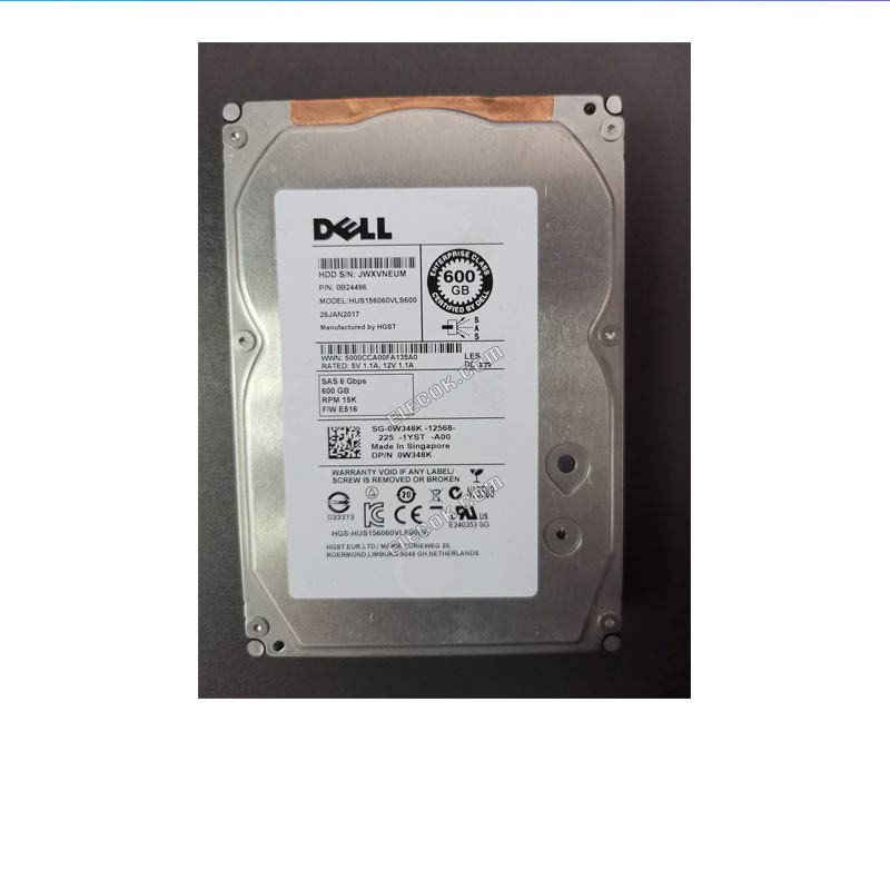 DELL 600G SAS 3.5 15K 0W348K 0W347K server hard driveR710 R720