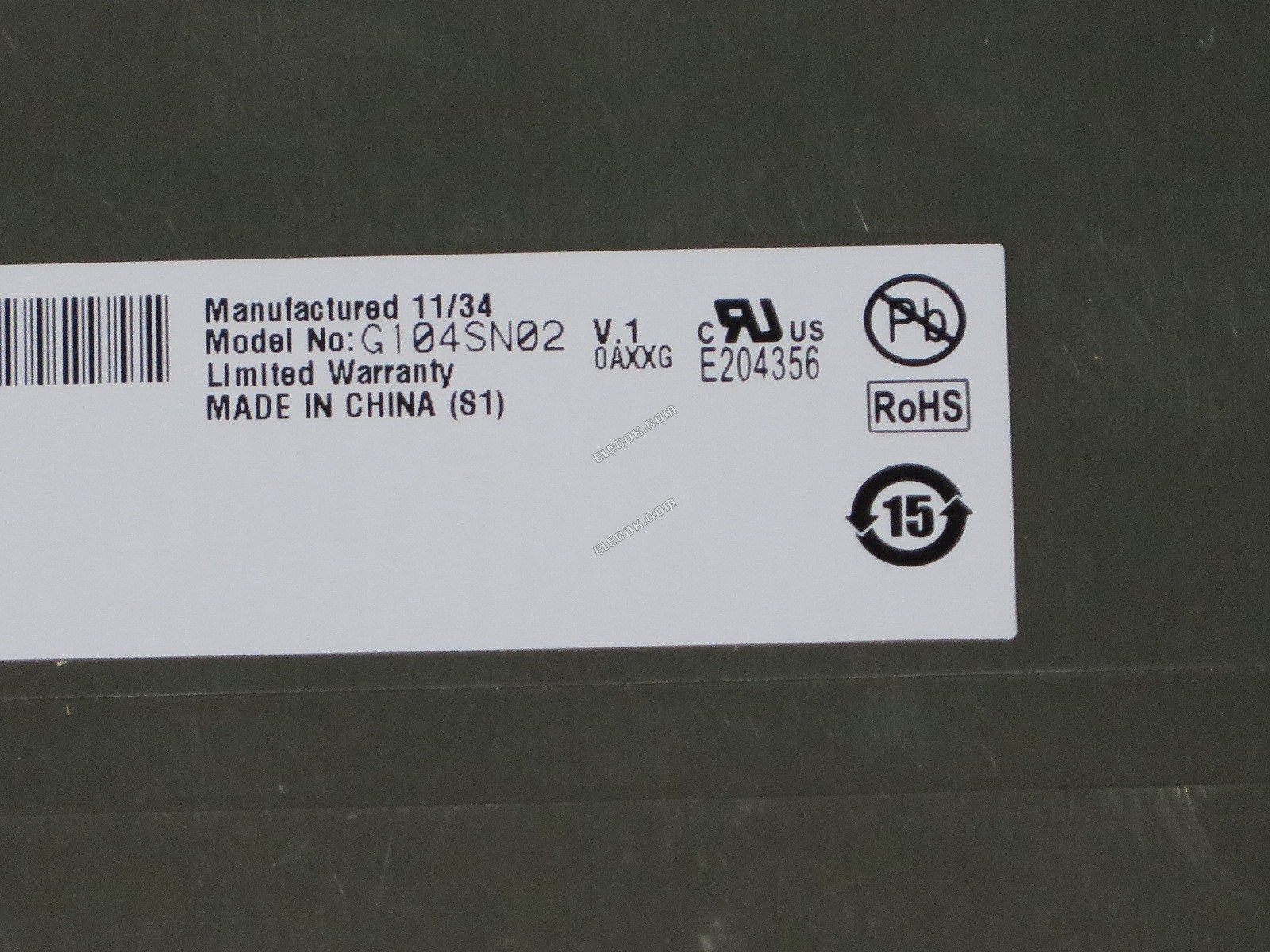 G104SN02 V1 AUO 10,4" a-Si TFT-LCD Panel 