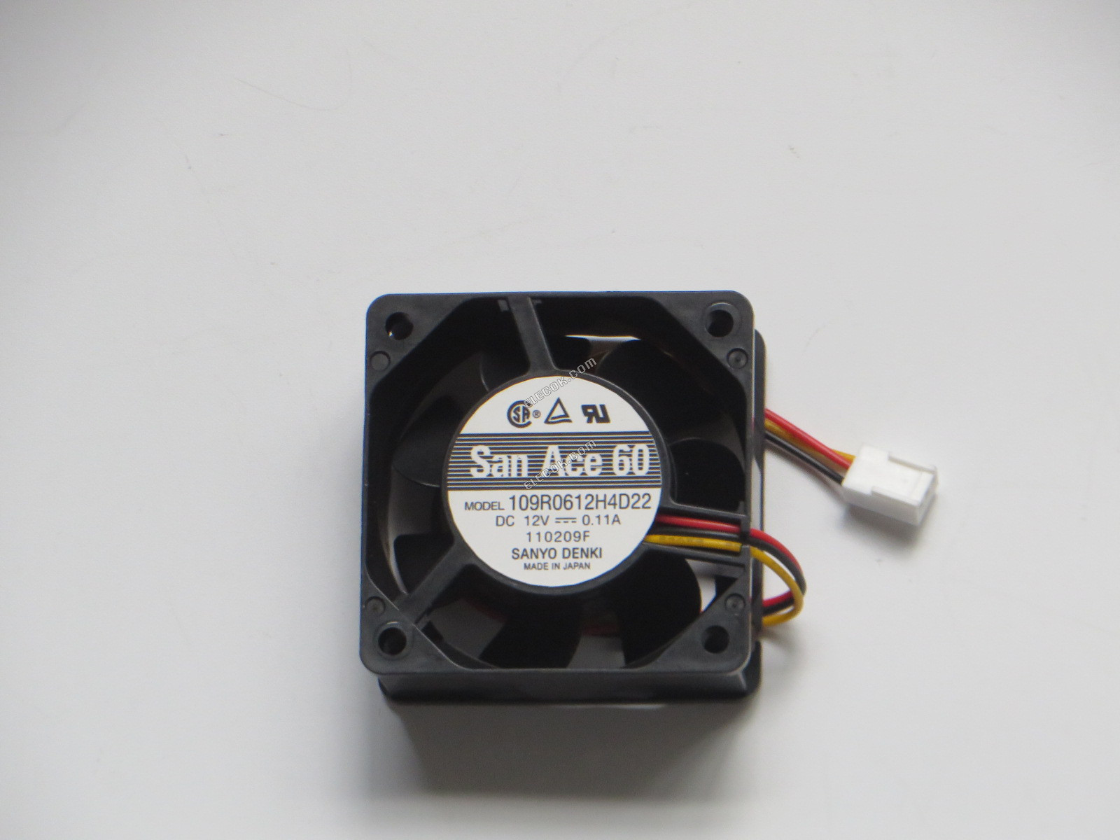 Sanyo 109R0612H4D22 12V 0,11A 3 vodiče Chladicí Ventilátor 