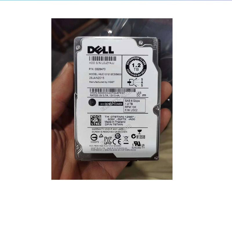 Dell 1.2T 2.5 10K SAS server hard drive 0T6TWN T6TWN 0WXPCX