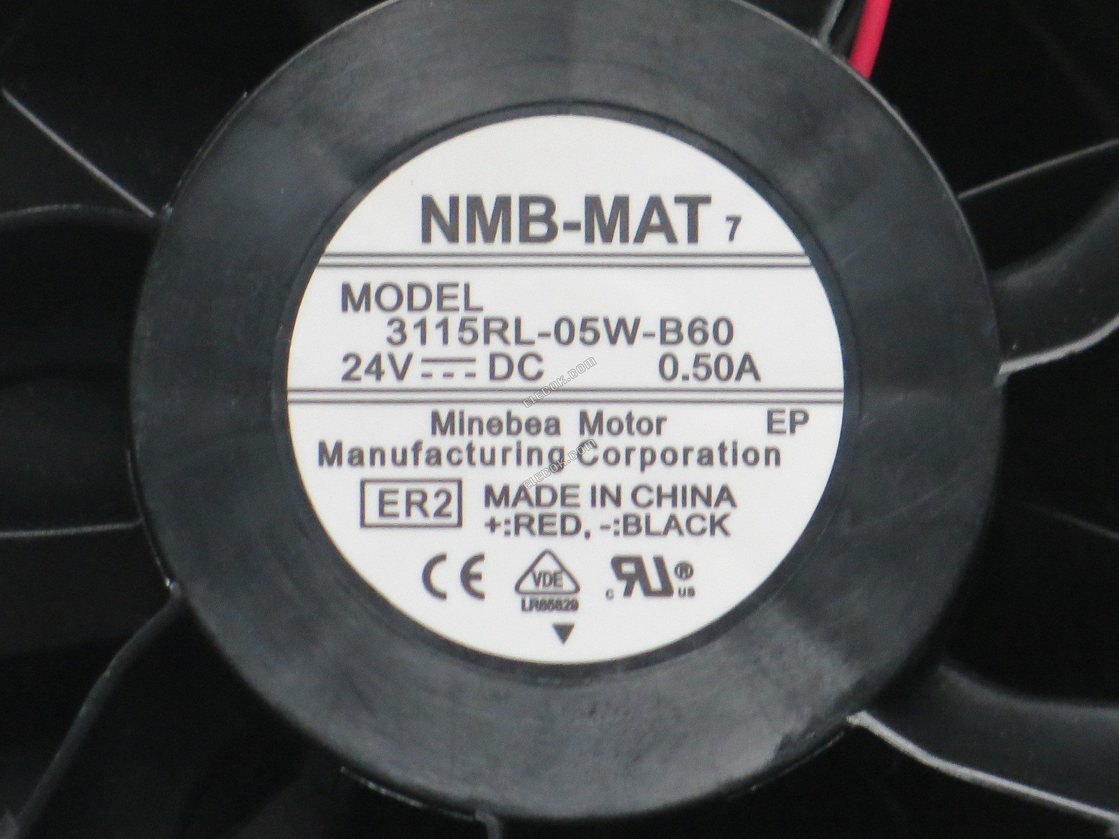 NMB 3115RL-05W-B60 24V 0.50A 2 vodiče chladicí ventilátor, new----ABB konektor 
