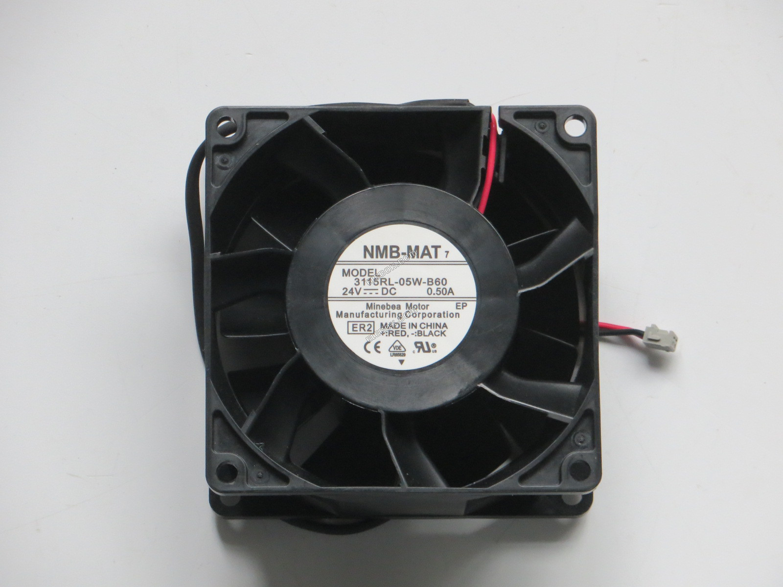 NMB 3115RL-05W-B60 24V 0.50A 2 vodiče chladicí ventilátor, new----ABB konektor 