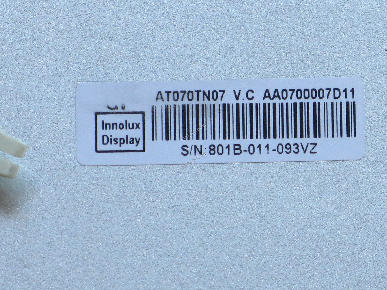 AT070TN07 V.C INNOLUX 7.0" a-Si TFT-LCD Panel Náhrada 