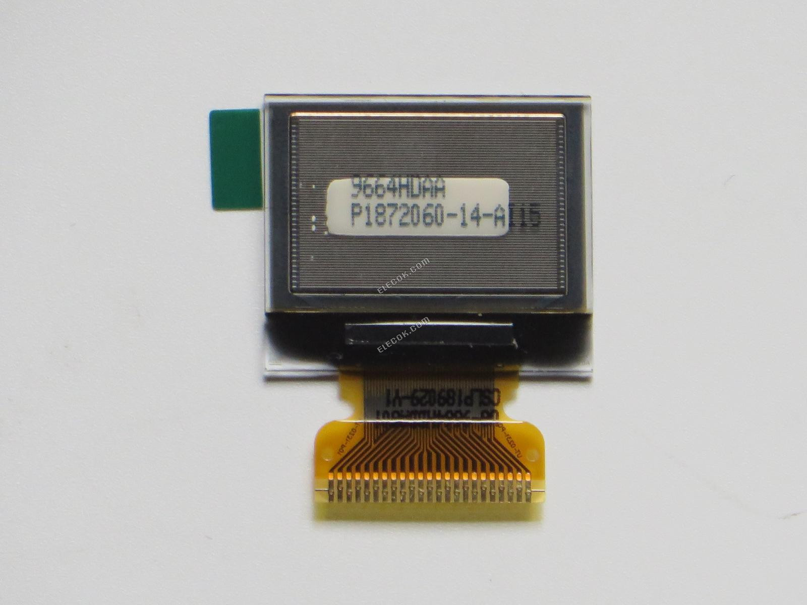 UG-9664HDDAG01 WiseChip 0,95" PM-OLED, OLED 